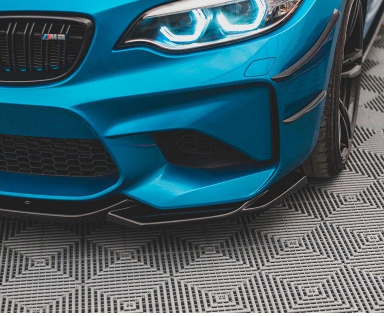 Splitter BMW F87 M2 în stil Maxton Design dintr-o bucată 2669529966 poză