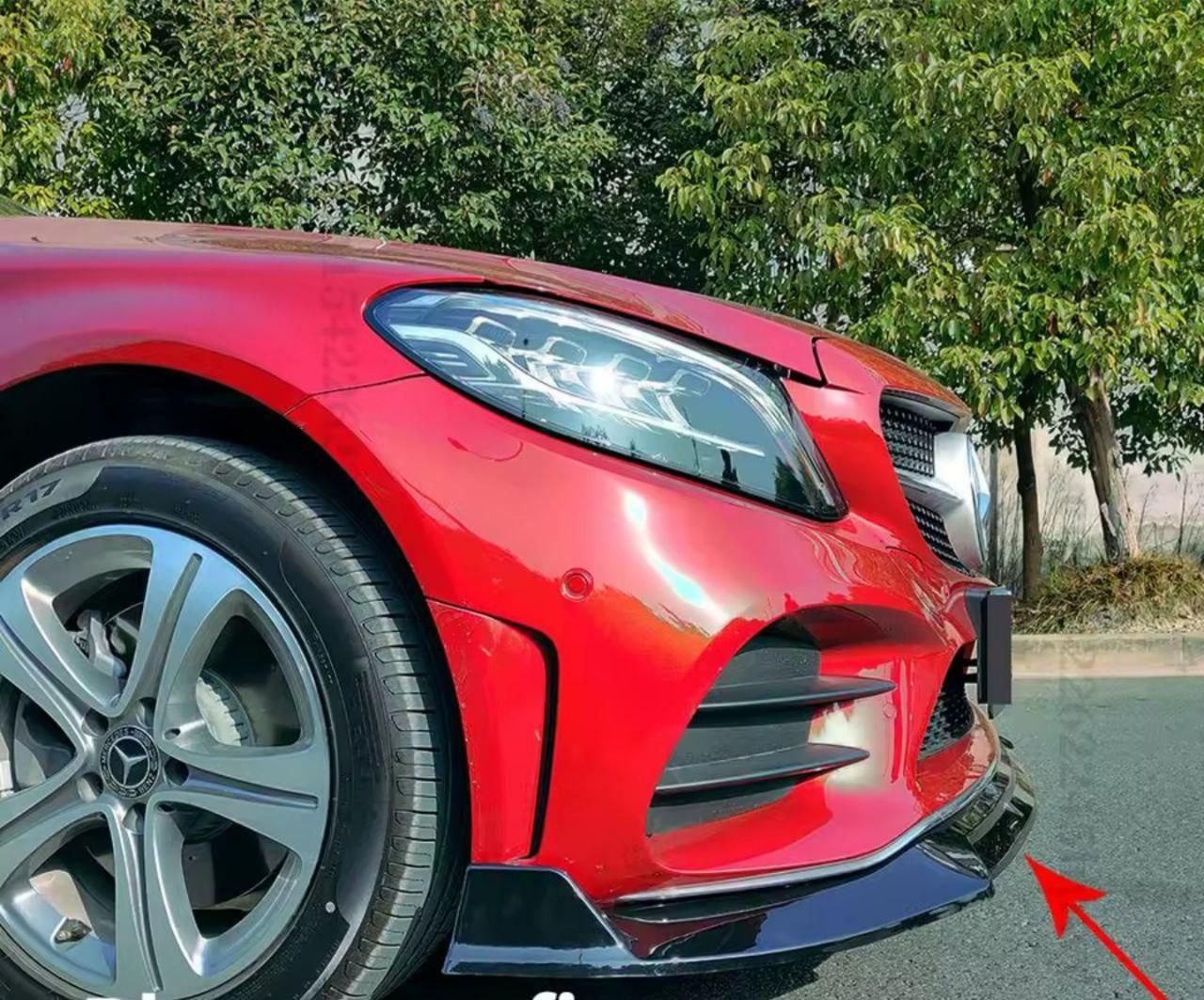 Сплиттер на Mercedes-Benz C-Class W205 (2019-2021) 2619483227 фото