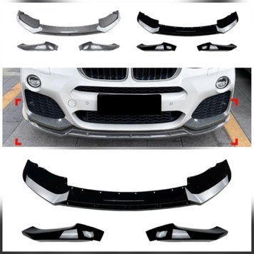 Splitter BMW X3 F25 X4 F26 M style cu colți