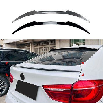 Spoiler pe BMW X6 F16 în stil M4 capac portbagaj BMW F16