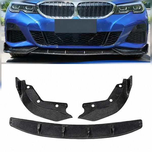 Splitter pentru BMW G20 2020–2022, aquaprint cu aspect de carbon