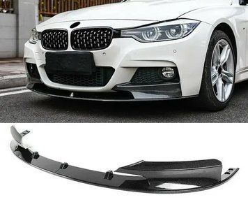 Splitter buză bară față capac bară BMW F30 BMW F30 aspect de carbon