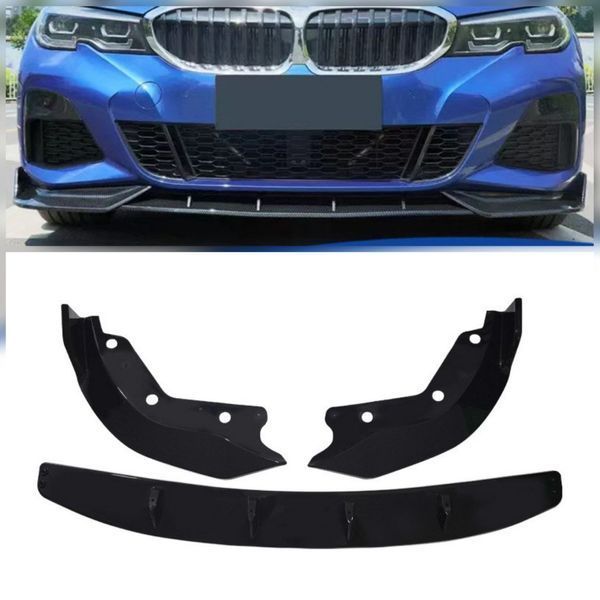 Splitter pentru BMW G20 2020–2022 negru lucios
