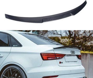 Spoiler din carbon Audi A3 8V capac portbagaj Audi A3 carbon