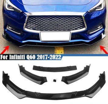Splitter spoiler buză bară față Infiniti Q60 2017-2022