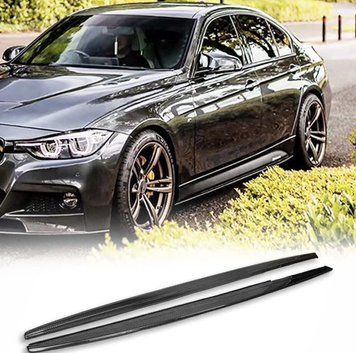 Lame praguri BMW F30 extensii praguri BMW F30 praguri tip fustă