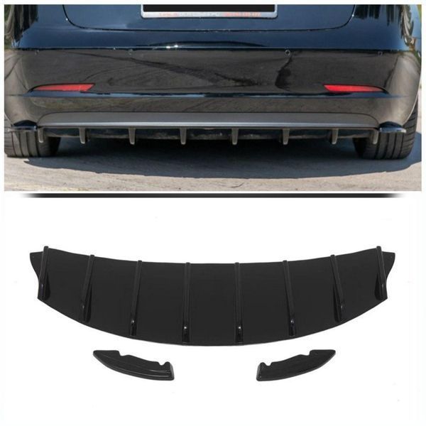 Difuzor bară spate Tesla Model 3 în stil Maxton Design