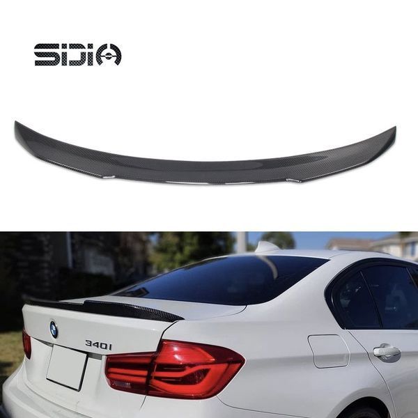 Spoiler din carbon portbagaj BMW 3 F30 în stil CS capac portbagaj pentru BMW F30 Carbon