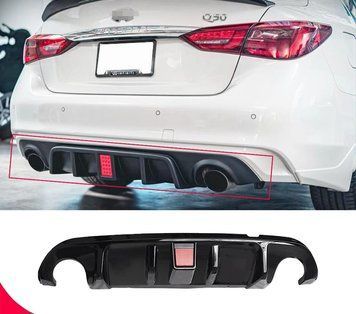 Difuzor protecție spoiler bară spate Infiniti Q50 Infiniti Q50