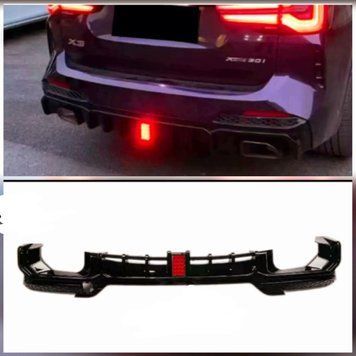 Difuzor BMW X3 G01 cu lumină lată în stil F1