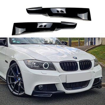 Ornamente colți branhii mustăți pe bara față BMW E90 colți E90 BMW