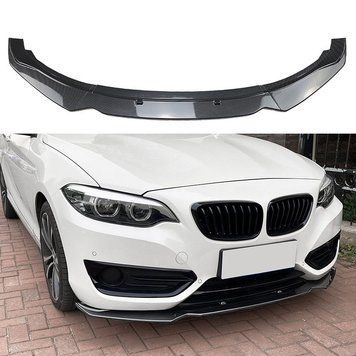 Splitter buză bară BMW F22 capac bară BMW F22 carbon (aquaprint)