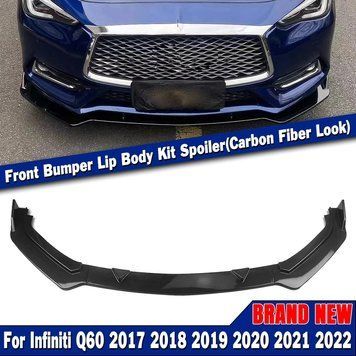 Buză bară față Infiniti Q60 extensie bară Infiniti Q60 Carbon