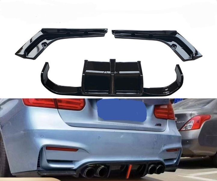 Difuzor pentru BMW F30 cu stop F1