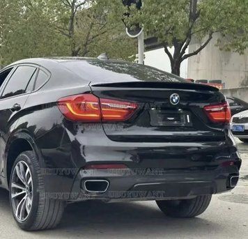 Spoiler pe BMW X6 F16 în stil M capac portbagaj BMW F16