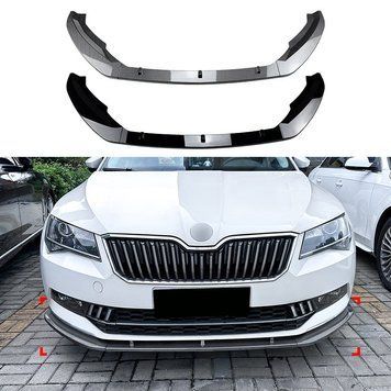 Buză bară față Skoda Superb B8 splitter Skoda Superb difuzor 2016-2018