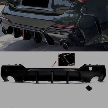 Difuzor pentru BMW G22 cu stop LED subțire F1