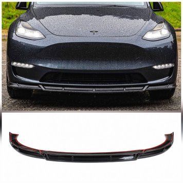 Splitter pentru Tesla Model Y aquaprint cu aspect de carbon