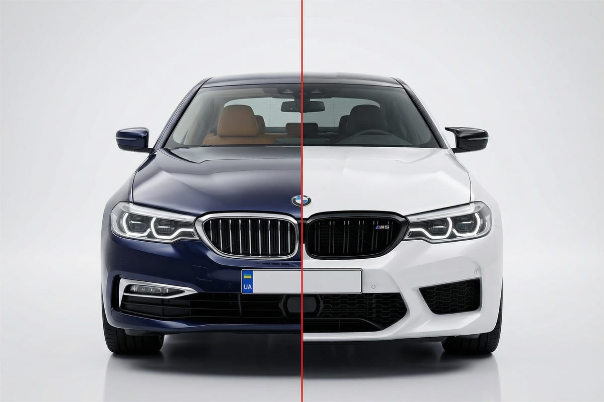 Kit caroserie în stil M5 F90 pentru BMW 5 Series G30/G31 (2017–2020)