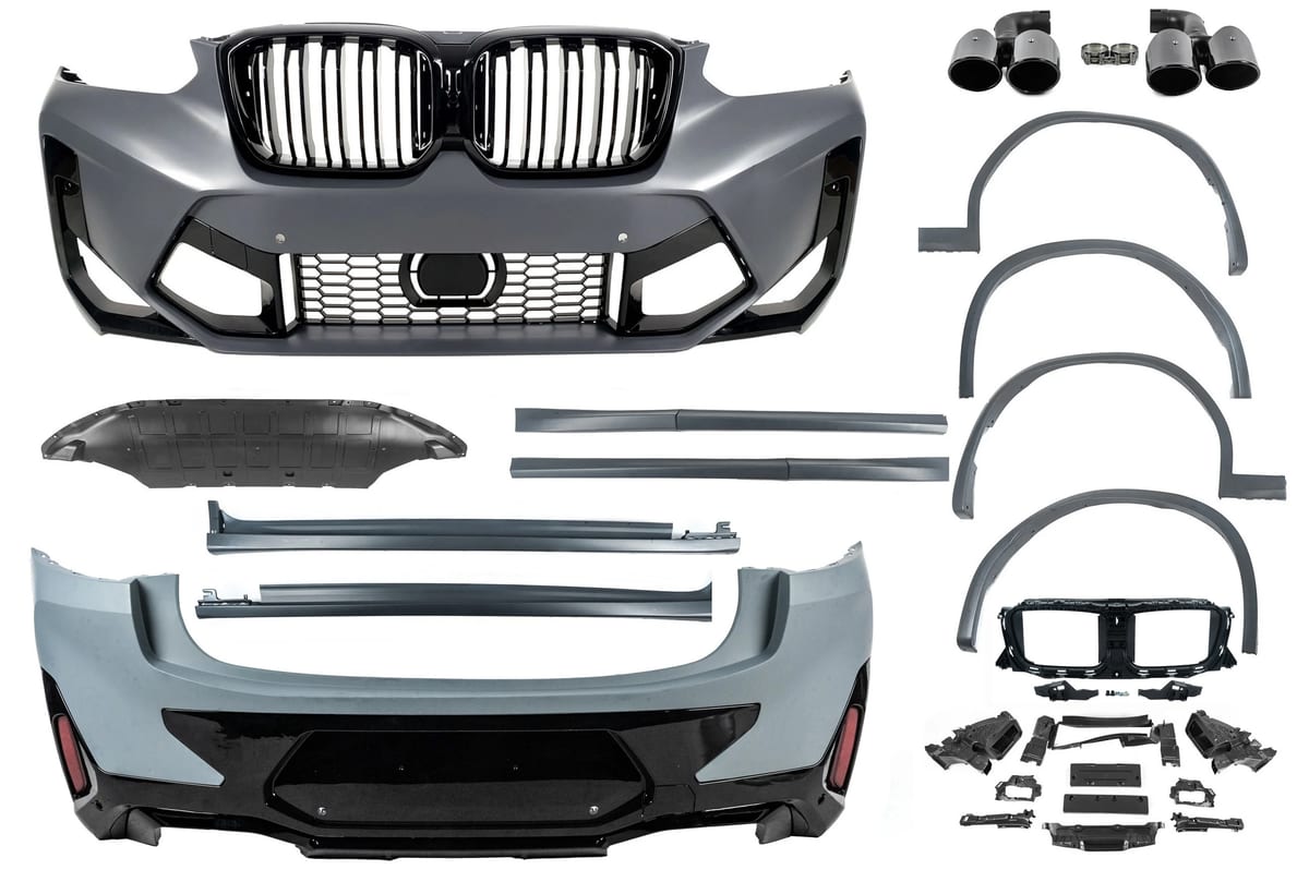 Kit caroserie în stil X4M F98 2022+ pentru BMW X4 G02