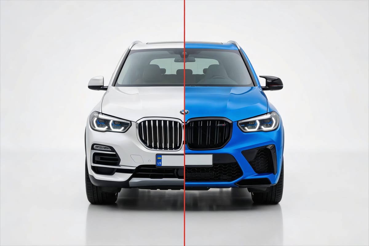 Kit caroserie în stil X5M F95 pentru BMW X5 G05 (2018–2022)