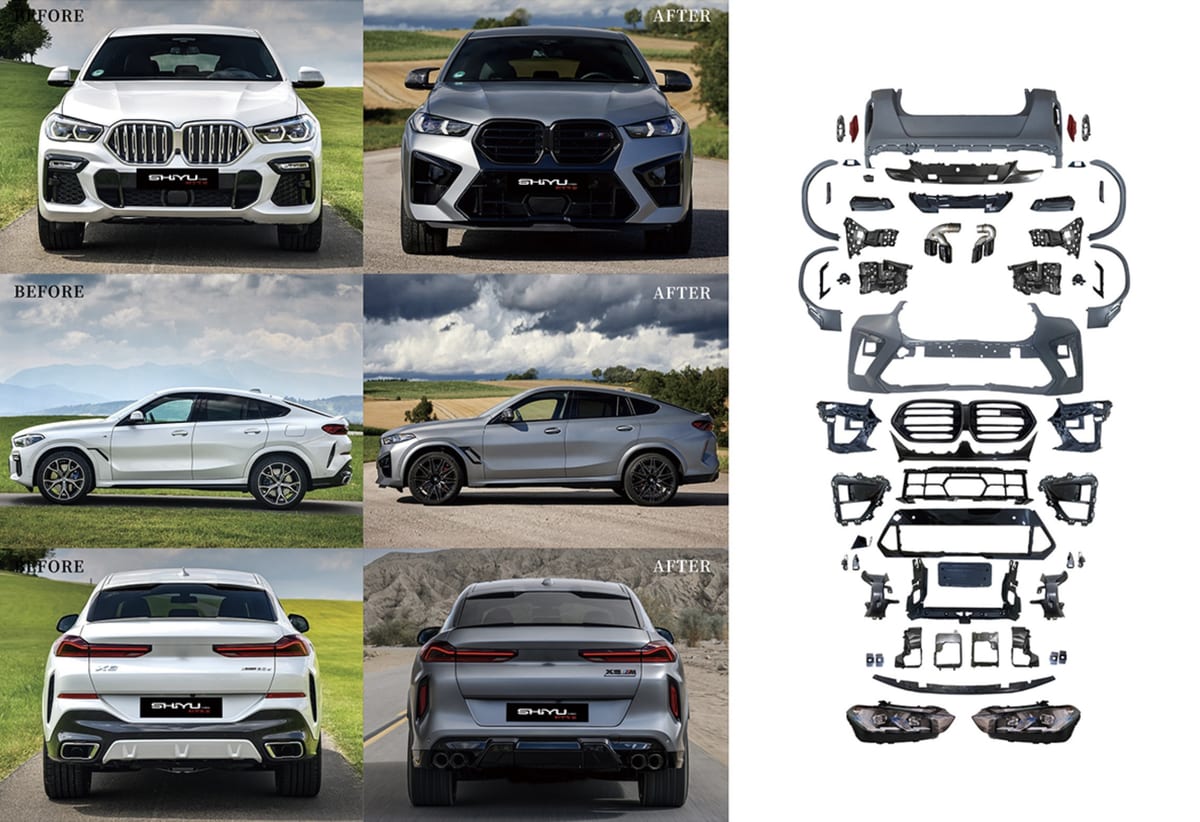 Kit de facelift în stil X6M F96 (2024) pentru BMW X6 G06