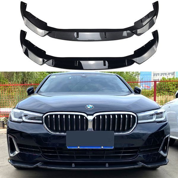 CARBON Buză bară față BMW 5 G30 splitter BMW 5 G30 difuzor 2021+