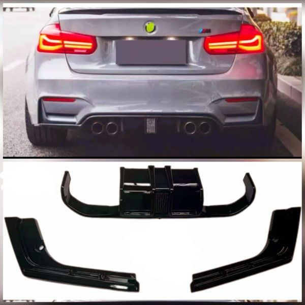 Диффузор BMW F30 M3 Style с LED-фонарем в стиле Formula 1