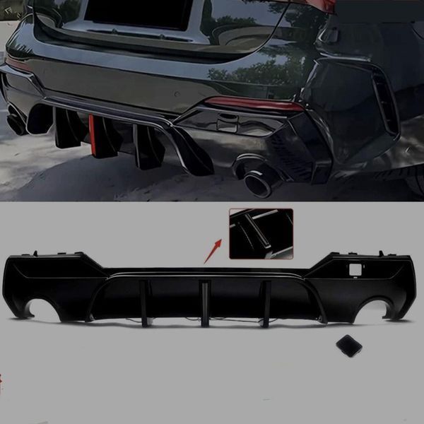 Difuzor pentru BMW G22 cu stop LED subțire F1