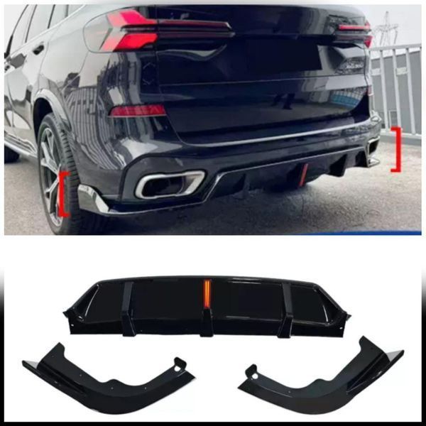 Диффузор для BMW X5 G05 со стопом F1