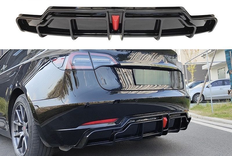 Diffuser rear bumper cover Tesla Model 3