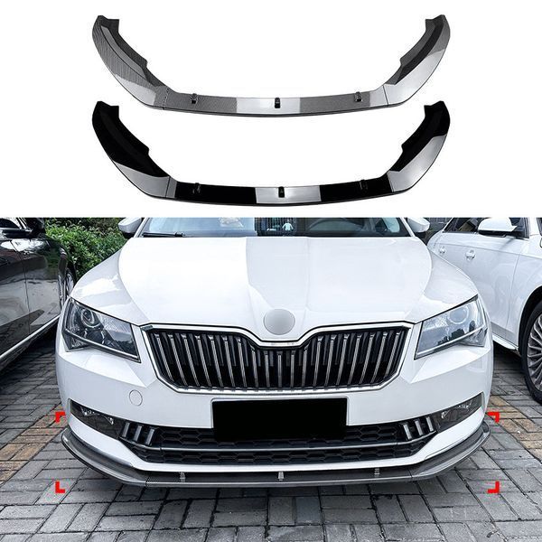 Buză bară față Skoda Superb B8 splitter Skoda Superb difuzor 2016-2018