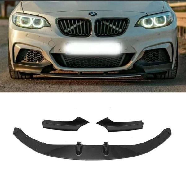 Сплиттер на BMW F22 ЦЕЛЬНЫЙ