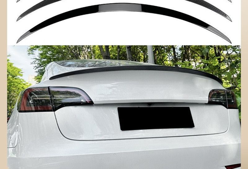 Spoiler Tesla Model 3 Trunk Cover Tesla 3